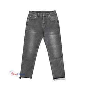 Viet Nam Fabricante Proveedor Casual Formal Medio Denim Jeans para Hombres Mujeres Media Cintura Harem Pantalones Spandex/Algodón ODM Suministro - Product Image 3