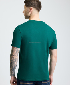 Camiseta de Verano para Hombre, Cuello Redondo, 100% Algodón, Tejido de Punto, 220g, Transpirable, Corte Regular, Casual, Estampado por Transferencia Térmica, Venta al Por Mayor - Product Image 2