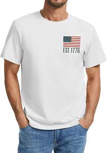 T-shirt unisexe 100% coton imprimé lavage à l'acide personnalisé Streetwear lourd avec motif de lettres pour hommes - Product Image 5