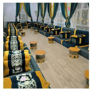 Sofá estilo Majlis árabe, diseño clásico, elegante conjunto para sala de estar, asientos de esquina de lujo, diseño que ahorra espacio - Product Image 1