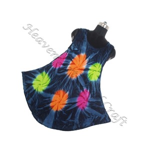 Moda Europea 2025 mujeres fiesta Maxi vestido Tie Dye rayón Casual Maxi Tie Dye Boho Gypsy vestido rayón ropa de noche vestido DRT002B - Product Image 3