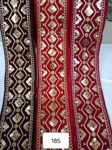 Custom made Wholesale Embroidered Lace <b>Fabric</b> for Garments Sarees & Decorations. Ideal Sarees Lehengas & Kurtis bridal gowns - Product Image 4