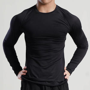 Custom Gym Workout Sportswear <b>Men's</b> Quick Dry Under Base Layer Compression Sports Tops Short Sleeve <b>Rash</b> <b>Guard</b> - Product Image 2