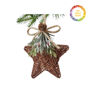 Elegante conjunto de regalo de decoración navideña | Adornos navideños bellamente empaquetados para uso familiar y comercial - Product Image 6