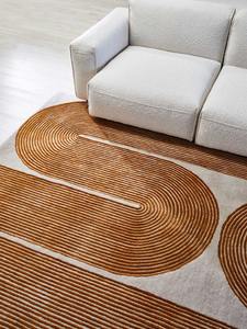 Tallira Luxury Wool Area Rug Viper Design with Modern <b>Snake</b> Pattern for Living Room or Bedroom by Rug Collection - Product Image 5