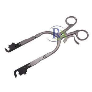 Ensemble d'instruments chirurgicaux pour la colonne vertébrale en acier inoxydable Renix International, ultra-pratique, double charnière, rétracteur longitudinal - Product Image 1