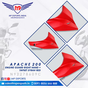 GARDE MOTEUR de haute qualité de fabrication indienne RH + TAPESET SYRAH ROUGE N92278609C pour vélo apache au prix le plus bas - Product Image 2