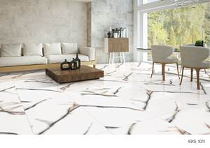 Baldosas de porcelana con acabado brillante de 600x1200 clásicas modernas de 20mm de espesor para función de ladrillo refractario interior - Product Image 6