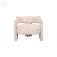 Fauteuil d'appoint de style Mid-Century, moderne et luxueux, nouvellement arrivé, meubles d'accent pour le salon