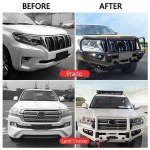 4X4กันชนหน้าบาร์วัวสำหรับ <span class=keywords><strong>Toyota</strong></span> Land Cruiser LC150 2017- - Product Image 2