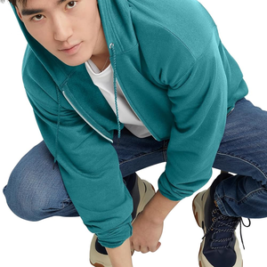 Vente en gros de sweats à capuche de haute qualité, tenue décontractée, sweats à capuche de couleur unie pour hommes, sweats à capuche lourds - Product Image 4