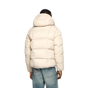 High Street épais coton rembourré chaud matelassé bulle fermeture éclair poches veste zippée complète pour hommes vêtements d'extérieur décontractés pour les motards - Product Image 6