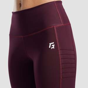 Leggings SupremeFlix marron coupe slim style sport extensible en Spandex et Nylon Taille XL 3XL avec logo à la taille et motif en maille sans couture pour le yoga - Product Image 5