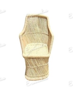 Chaise élégante Chaise en bambou naturel Sarkanda Meubles de jardin Chaise en bambou pour intérieur extérieur Salon Jardin Café Restaurant - Product Image 1