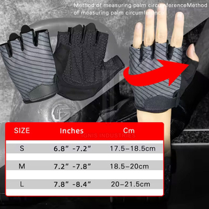 Workout Weightlifting <b>Glove</b> Men And Women Non-Slip Weight <b>Lifting</b> <b>Gloves</b> With Wrist Support - Product Image 2