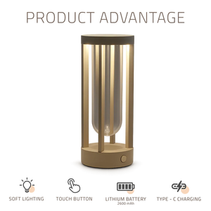 Lámpara de mesa de lujo moderna en metal con pantalla blanca elegante perfecta para iluminación interior y decoración del hogar - Product Image 6