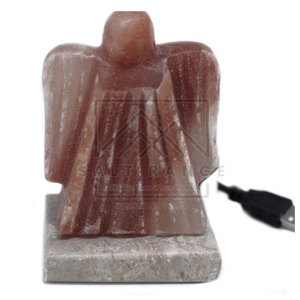 Lampe de sel de l'Himalaya sculptée de qualité supérieure, artisanat naturel, décoration d'intérieur personnalisable - Product Image 5