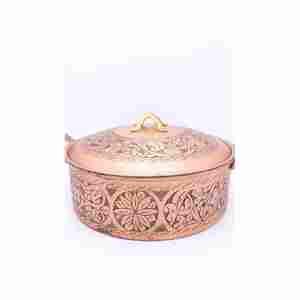 Meilleures ventes à bas prix Fabricant de plats de service en provenance d'Inde Ustensiles Pot de service en cuivre sûr de haute qualité - Product Image 6