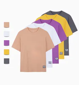 Vêtements pour hommes de haute qualité T-shirt uni pour hommes coton basique extensible Cool Style décontracté meilleur prix