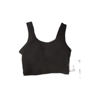 Sujetador deportivo de banda hecho a medida para mujer OEM Fitness Spandex ligero transpirable logotipo personalizado de talla grande alto soporte Yoga - Product Image 3