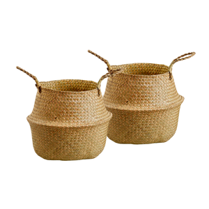 PANIERS DE VENTILAIRE EN MER POUR LA MAISON ET LE JARDIN Panier de paille élégant et durable pour les plantes, la lessive et l'organisation générale - Product Image 1