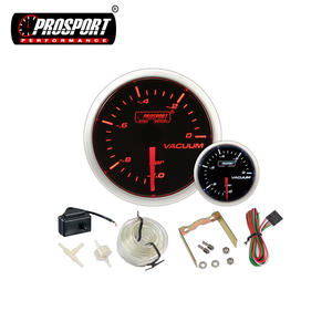 Manomètre mécanique à vide de 52 mm pour réglage, nouveau jauge LED bicolore avec blanc/ambre, ajustement universel, garantie 12 mois - Product Image 3