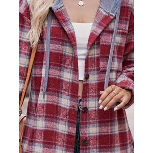 Chaqueta unisex de cuero estilo moto cortavientos talla grande otoño primavera impermeable transpirable mangas completas con capucha - Product Image 2