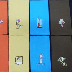 Vente en gros 100% coton Emballage personnalisé Essuie-mains brodés Essuie-mains en vrac Design de cuisine avec tissu de marque pour les cadeaux - Product Image 3