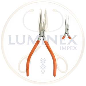 Pince à bec plat et coupe-fil en acier inoxydable LUMINEX IMPEX LUB=6 pour la soudure de bijoux, utilisation en bricolage - Léger - Product Image 5