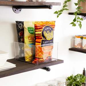 Stackable Rectangle Injection-Molded Plastic Food-Safe Fridge <b>Pantry</b> Organizer Bins-Eco-Friendly <b>Kitchen</b> Storage Freshness - Product Image 6