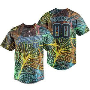 Nuevo 2025 Jersey de béisbol personalizado botón completo fiesta camisetas nombre personalizado número adultos niños entrenamiento uniforme Unisex - Product Image 3