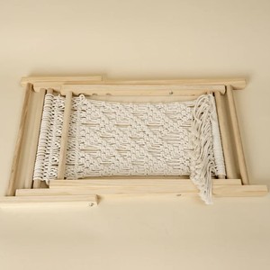Macrame Cord <b>Folding</b> <b>Beach</b> <b>Chair</b> | Lounge <b>Chair</b> for Garden <b>Beach</b> and Outdoor from Isar International - Product Image 6