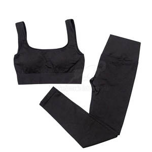 Conjunto de Yoga Personalizado de Bajo MOQ para Mujer, Ropa Deportiva Ajustada de Alta Calidad, Conjunto de Yoga para Mujer - Product Image 5