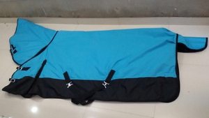 Combo de drap de mouche de cheval d'été personnalisé avec couverture de cou détachable couverture en toile de coton imperméable directement des fabricants - Product Image 2