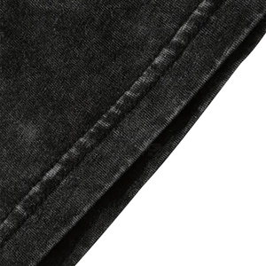 2025, ropa exterior duradera y ligera para hombres, haz tus propios pantalones cortos de lavado ácido de diseño personalizado de Color negro de la más alta calidad - Product Image 6