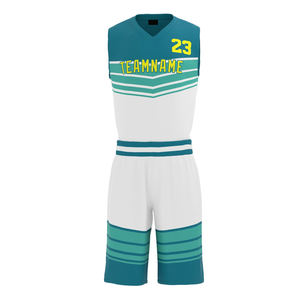 Diseña Tu Propio Uniforme de Baloncesto con Logotipo Personalizado, Talla y Color, 100% Poliéster, Último Modelo de Conjuntos de Uniformes de Baloncesto - Product Image 2
