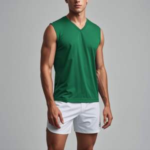 Chaleco Deportivo Personalizado para Hombre, Diseño con Logotipo, Alta Calidad, Ligero, Sin Mangas, para Verano, Gimnasio, Fútbol, Entrenamiento, Casual, 100% Algodón - Product Image 3