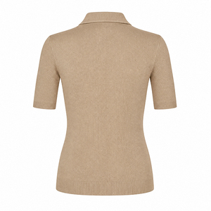 Camiseta de punto 3D para mujer, transpirable y hecha de polipropileno 100%, polo técnico para trabajo, personalizable al por mayor - Product Image 4