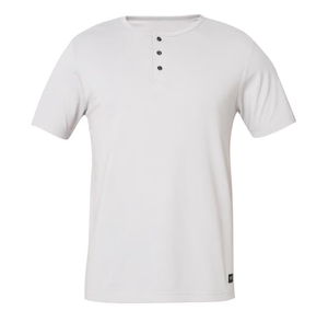 เสื้อยืดฟิตเนสสำหรับผู้ชายเสื้อยืดสำหรับวิ่งฟิตเนสแห้งระบายอากาศได้ดีมีกระเป๋าและกระดุมสำหรับผู้ชาย - Product Image 1