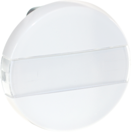 COMETE Pulsador Blanco Portaetiquetas para Letras - Product Image 1