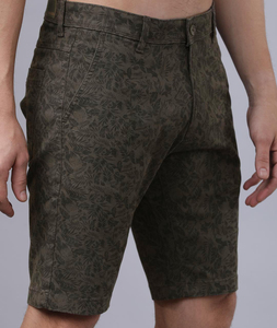 Pantalones Cortos Bermuda de Algodón de Color Sólido para Hombre con Cintura Elástica Estilo Casual - Product Image 5