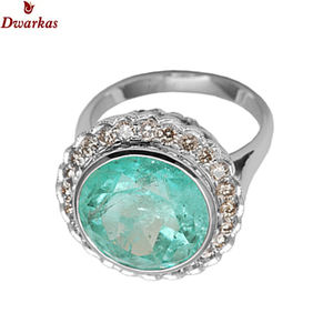 Bague en argent sterling 925 de luxe élégante avec émeraude double et pierres précieuses CZ pour les fêtes de mode, vente en gros, cadeau pour femmes et hommes - Product Image 2