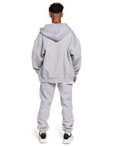 Ensemble de survêtement décontracté de qualité supérieure avec logo personnalisé, ensemble de jogging 2 pièces, salle de sport, fitness, survêtement 100% coton, survêtement pour hommes, vestes - Product Image 3