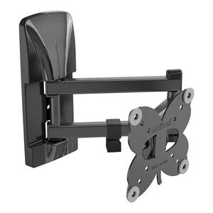 Support mural pour téléviseur et moniteur SLIMSTYLE PLUS 100SDR CG à double rotation noir 20 kg VESA 100 x 100 Crochets et rails Modèle 480979 - Product Image 1