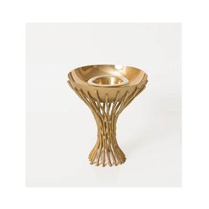 เครื่องหอมทองเหลืองทรงกลมดีไซน์โบราณเครื่องหอมสีทองดีไซน์สวยที่สุดพร้อมขาตั้งดีไซน์แบบกิ่งไม้ - Product Image 5