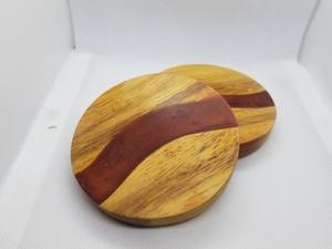Juego de posavasos cuadrados de madera de olivo de resina epoxi de alta calidad, 4 para Bar, hogar, oficina, artesanía, fuente elegante, regalo perfecto - Product Image 6