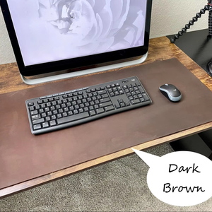 แผ่นรองโต๊ะหนังแท้คุณภาพเยี่ยมแผ่นรองกันกลิ่นโต๊ะสำนักงานแผ่นรองเขียนทนทานเป็นมิตรกับสิ่งแวดล้อม - Product Image 1