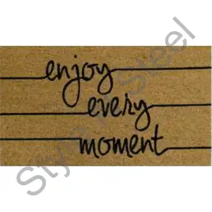 Olorful-felpudos de color marrón con estampado cada momento, alfombra para cuarto de baño, precio al por mayor - Product Image 1