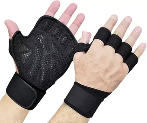 Gants d'haltérophilie demi-doigt de haute qualité pour femmes et hommes Fitness exercice gants de main de gymnastique pour le sport - Product Image 6