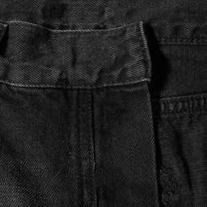 Pantalones de mezclilla lavados de pierna recta personalizados para hombre, ropa informal transpirable de algodón 100%, pantalones vaqueros para hombre - Product Image 4